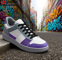 Sneakers basses personnalisées avec logo de marque pour hommes, OEM, chaussures de course originales en cuir véritable avec amorti, chaussures de basket-ball