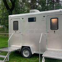 WC VIP portable pour camping, toilettes mobiles en plastique, conteneur WC de camping, salle de douche extérieure, remorque de salle de bain, écologique