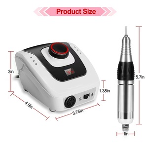 <span class=keywords><strong>Ponceuse</strong></span> à ongles <span class=keywords><strong>électrique</strong></span> professionnelle 35000 tr/min avec pédale pour <span class=keywords><strong>manucure</strong></span> et pédicure, machine à ongles puissante 206, <span class=keywords><strong>kit</strong></span> de retrait de vernis gel UV - Product Image 4