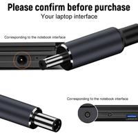 Câble de charge rapide pour ordinateur portable 140W, 1,8m, Type-C vers DC, modèle DC4.5x3.0mm pour HP