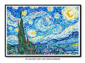 Riproduzione su Tela della <span class=keywords><strong>Notte</strong></span> <span class=keywords><strong>Stellata</strong></span>, Famoso Dipinto Paesaggistico su Tela, Quadri per Soggiorno di <span class=keywords><strong>Vincent</strong></span> <span class=keywords><strong>Van</strong></span> <span class=keywords><strong>Gogh</strong></span> - Product Image 6