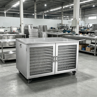 CE-gecertificeerde zonne-energie voedseldroogoven, grote capaciteit roestvrijstalen machine voor restaurants en snackwinkels voor het maken van fruit jerky.