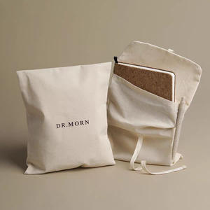 بيع بالجملة حقيبة قطنية قابلة لإعادة الاستخدام للملابس والأحذية مع شعار مخصص مغلف قابل لإعادة التدوير كيس شمع - Product Image 6