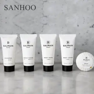 SANHOO Star Hotel High Quality Amenity Mini Soap Amenities Kit Shampoo Bottle Hotel