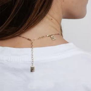 316L Aço Inoxidável Jóias Descobertas Encantos Coração Oval Rodada Retângulo Forma Plain Logo Tags para Branding - Product Image 2