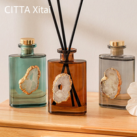 Diffuseur de parfum en verre personnalisé, bouteille d'arôme sans alcool, huile essentielle, décoration parfumée pour hôtel, maison, salle de bain
