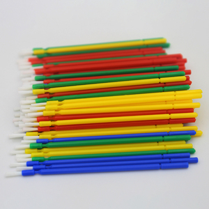 Vente en gros <span class=keywords><strong>de</strong></span> consommables dentaires colorés, microbrosse jetable à tête longue pour le vernissage au fluorure - Product Image 3