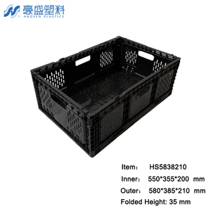 41L Ventilated Foldable Harvest <strong>Crate</strong>, 580x385x210mm Footprint, Perfect <strong>for</strong> Berry, <strong>Apple</strong> &amp; Potato Packhouses - Product Image 2