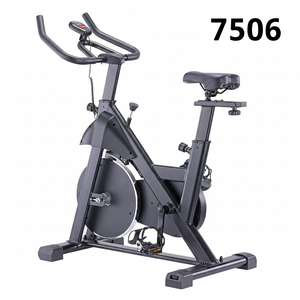 Bicicleta de Spinning Magnética con Volante de Inercia de 6 kg, Bicicleta de Ejercicio Interior para Uso Doméstico con Pantalla LCD y Prueba de Frecuencia Cardíaca Manual - Product Image 2