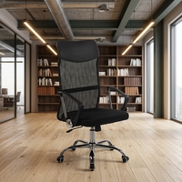 Chaise de bureau ergonomique de luxe à succès – Chaise de direction pivotante en maille minimaliste et ergonomique