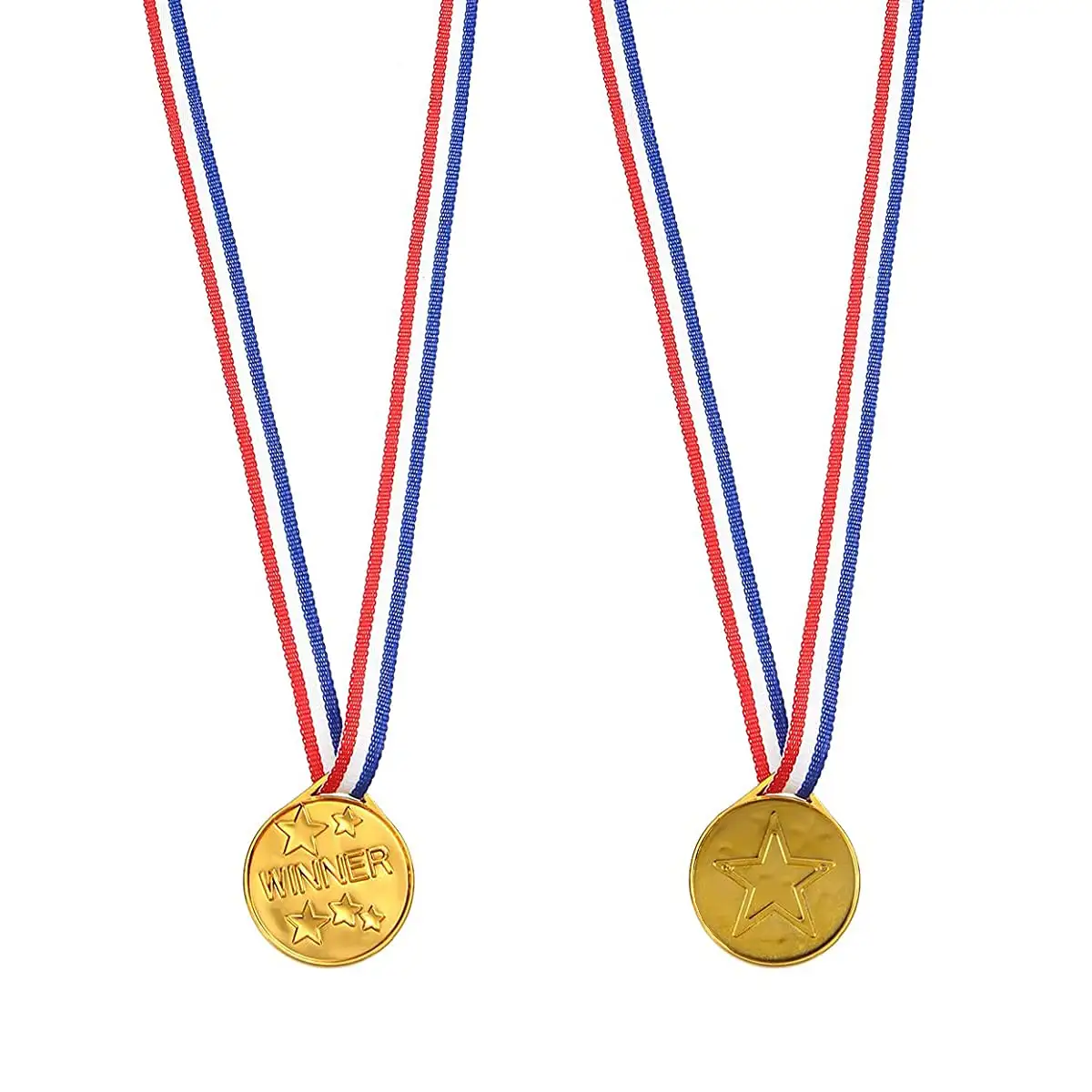 Special design high quality zinc alloy custom 3d star gold winner award medals medal