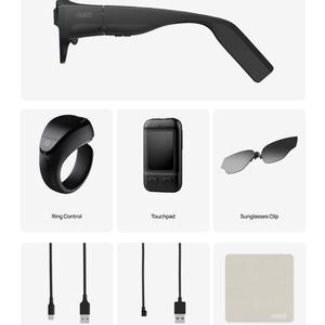 Lunettes intelligentes AR tout-en-un sans fil avec caméra et écran 1080P, assistant IA multi-écrans pour les entreprises et la collaboration à distance - Product Image 4