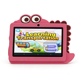 Factory Cheap <b>7</b> Inch Educational School Learning Games <b>Tablet</b> PC with Android 15 4+64GB Wi-Fi Anti-Drop Protective Case Toys New - Product Image 1
