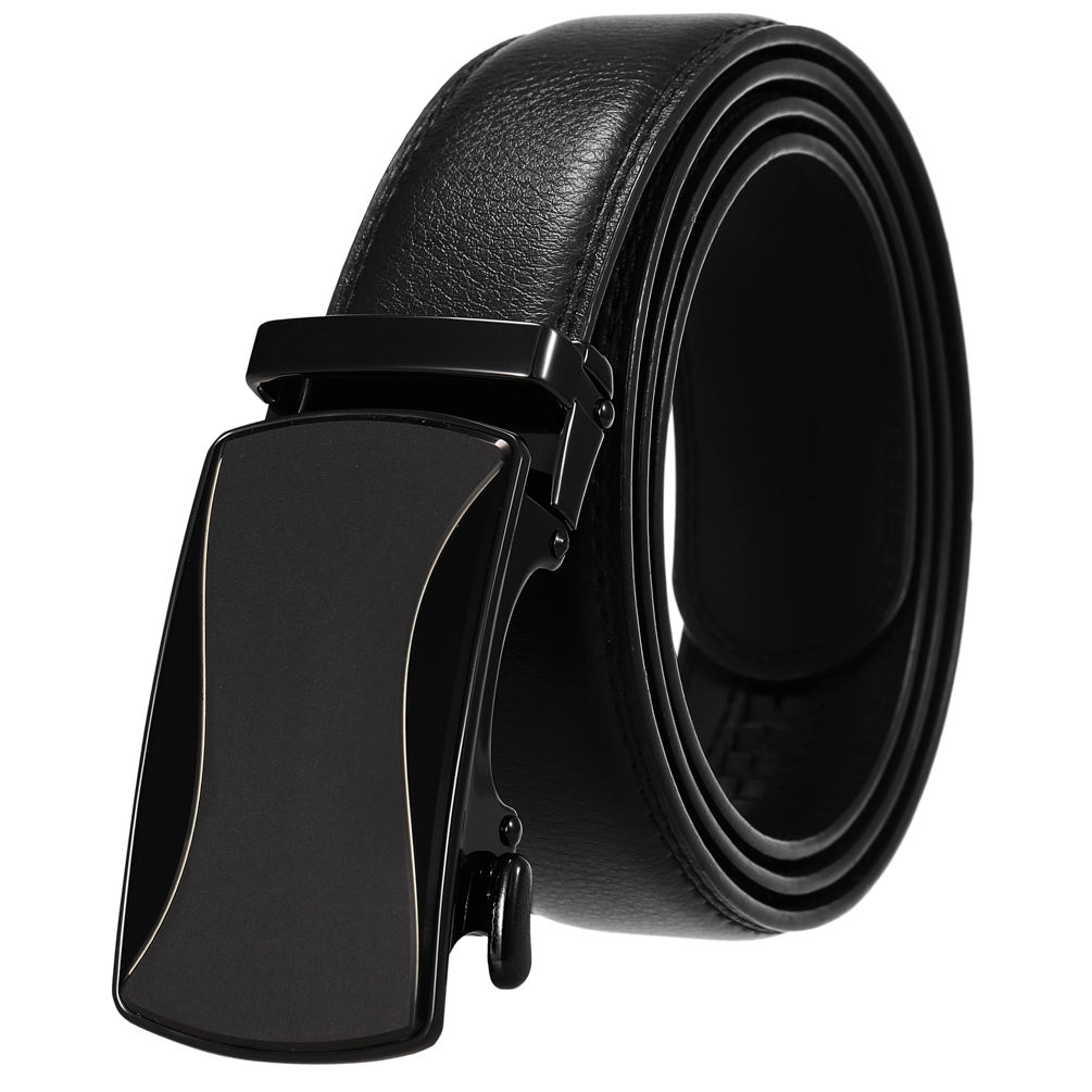 หัวเข็มขัดปืน + เข็มขัดสีดำ