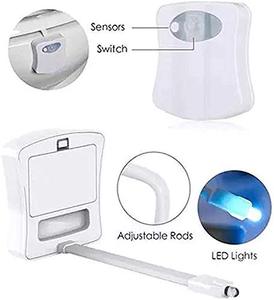 16 Colors Waterproof Smart <b>Motion</b> <b>Sensor</b> Toilet <b>Light</b> Human Induction <b>Led</b> Night <b>Light</b> Toilet Bowl <b>Light</b> for Bathroom WC Washroom - Product Image 1