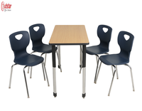 Chaises d'école populaires d'occasion, chaises en plastique pour salle de classe