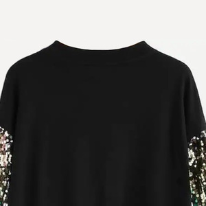 <span class=keywords><strong>Felpa</strong></span> per Bambini Personalizzata Autunnale Casual con Collo Tondo, Ricamo, Paillettes Sfumate e Maniche a Sbuffo <span class=keywords><strong>in</strong></span> <span class=keywords><strong>Poliestere</strong></span> - Product Image 3