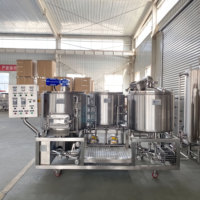 Équipement de brasserie clé en main de 400 L, système de brassage de bière avec brasserie, fermentateurs et réservoirs de brassage à vendre