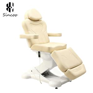 4 Motor Adjustable European Design Salon Cosmetic Electric Beauty <b>Bed</b> High-Density Sponge and Metal Frame Facial Care <b>Bed</b> - Product Image 1