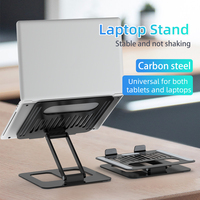 Support portable pliable en aluminium et plastique pour ordinateur portable, idéal pour le bureau et la maison – Nouvelle arrivée directe usine