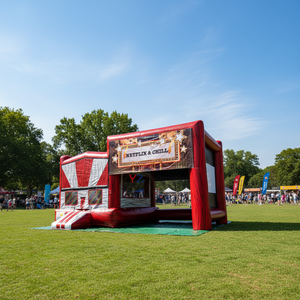 Château gonflable commercial <span class=keywords><strong>le</strong></span> plus populaire pour enfants, en PVC, pour l'extérieur, avec motif de dessin animé, pour sauter - Product Image 3