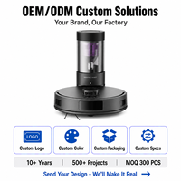 Robot Vacuum Cleaner Pintar 18000Pa dengan Stasiun Pembersihan Otomatis, Robot Pembersih Lantai, Pemasok Grosir OEM ODM