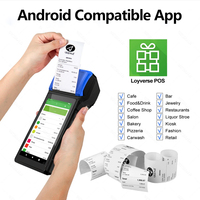 Kingtop KT-V510 Écran de 5.5 pouces POS mobile avec 2 Go de RAM et 16 Go de stockage 4G WiFi NFC Bluetooth USB Opérations de vente au détail faciles