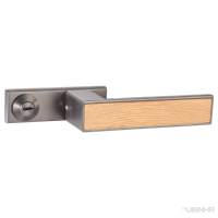 Serrure de porte écologique silencieuse à aspiration magnétique d'art minimaliste moderne pour chambre à coucher salle de bain poignées de porte en bois écologiques
