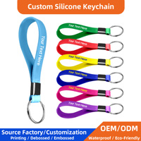 OEM/ODM Klantlogo siliconen sleutelhanger |   Gepersonaliseerde sleutelhanger voor zakelijke promotionele giveaways |   Direct vanuit de fabriek