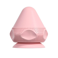 Boule de massage personnalisée en silicone avec ventouse Boule de massage murale pour muscles
