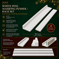 Maßgefertigtes Weihnachts-Mahjong-Set mit Fließendem Treibsand, Luxuriöses Amerikanisches Mahjong-Set, Tragbares Acryl-Mahjong-Spielset, Festtagsgeschenk