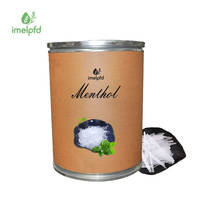 Cristaux de menthol de qualité alimentaire en gros, certifiés Halal, CAS 89-78-1, cristaux de menthe, marque IMELPFD, pureté 99,5 %, naturels