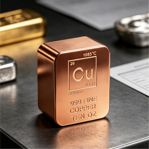 แท่งทองแดงทรงกลมลาย Cu, ทองแดงแท่งสำหรับเป็นของขวัญ - Product Image 6