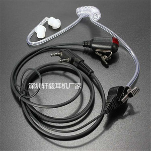 Auriculares con Micrófono para Walkie Talkie Magic News Tk3107, con Cable, Botón PTT e Indicador LED para Uso Táctico - Product Image 2