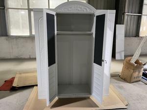 Armoire moderne en <span class=keywords><strong>métal</strong></span> pour enfants, garde-robe ajustée, à usage domestique, armoire de rangement avec clés, porte - Product Image 3