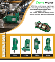 Moteur à engrenages OEM/ODM avec frein électromagnétique pour entraînement de grue