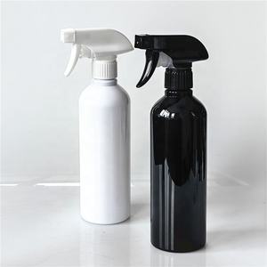 Vente en gros de flacons pulvérisateurs en plastique transparent noir de 300 ml et 500 ml, flacon pulvérisateur à gâchette en PET - Product Image 3