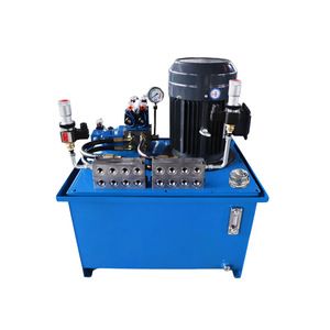 Estación de Potencia Hidráulica Integrada con Válvula Multivía de Doble Grupo, Sistema Hidráulico Profesional para Trabajadores de Hierro, por Fabricante - Product Image 3