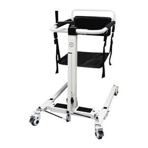 <b>Elderly</b> Mobility Aid Height Adjustable Commode <b>Chair</b> With Wheels For Home Care And Transportation - Product Image 3