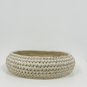 Lit <span class=keywords><strong>pour</strong></span> animaux de compagnie en <span class=keywords><strong>crochet</strong></span> de corde fait main sur mesure, lit doux en tricot <span class=keywords><strong>pour</strong></span> <span class=keywords><strong>chien</strong></span>, lit-caverne tubulaire géant en coton tricoté à la main <span class=keywords><strong>pour</strong></span> chat - Product Image 6