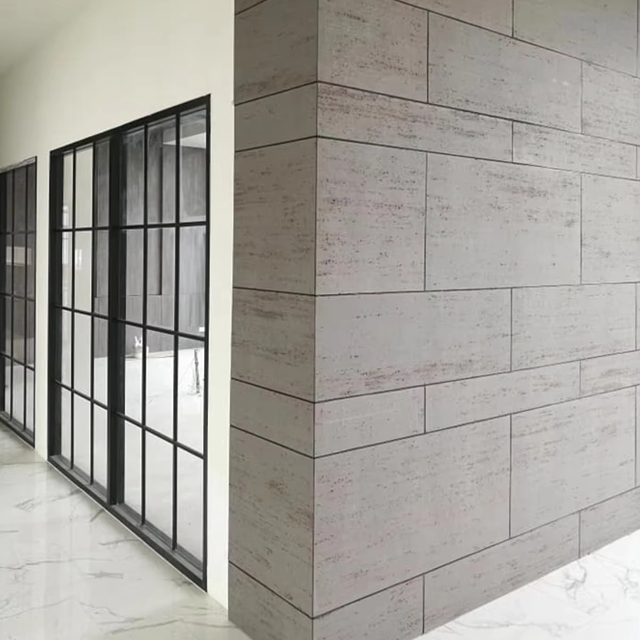 Hot Selling SPC Wall Panel Easy to Install Pvc Stone Plastic Cement Board Indoor SPC Shower Room Decoration