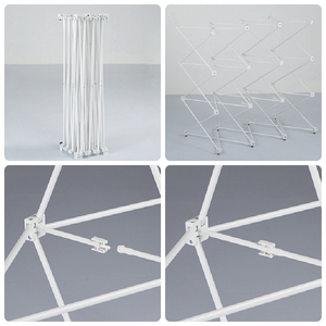 <span class=keywords><strong>8ft</strong></span> / 10ft miễn phí đứng có thể gập lại xách tay Popup hiển thị nền Backdrop tường cho triển lãm/tổ chức sự kiện - Product Image 6