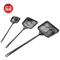 Sensen Petit épuisette de pêche pour poissons rouges, forme ronde et carrée, épuisette manuelle pour attraper les poissons d'aquarium