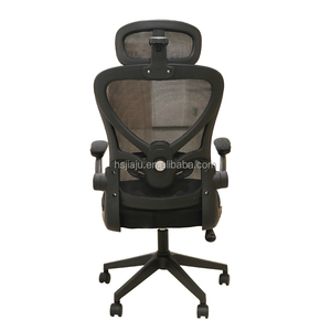 Poltrona Direzionale Girevole Ergonomica da <span class=keywords><strong>Ufficio</strong></span> Regolabile in <span class=keywords><strong>Tessuto</strong></span> con Gambe in Acciaio Inossidabile - Product Image 3