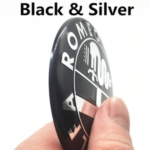 Pour AlfaRomeo 147 <span class=keywords><strong>156</strong></span> 159 74mm Emblème de capot avant de voiture, autocollant de calandre, badge de coffre arrière, décalcomanie, accessoires de style automobile - Product Image 4