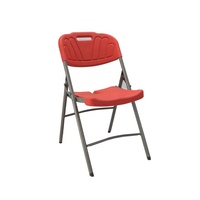 Silla plegable de plástico para exteriores, silla portátil para reuniones de oficina, silla para banquetes de boda al aire libre
