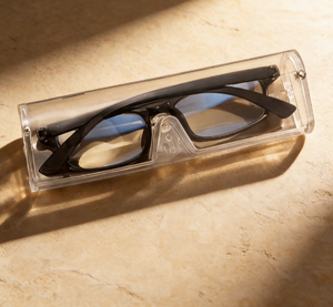 Étui à lunettes en plastique transparent, boîte de rangement rigide transparente pour lunettes, étui portable anti-pression pour lunettes - Product Image 1