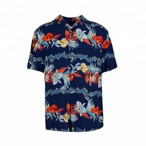 T-shirt d'été le plus vendu pour homme, 100 % coton, motif floral, manches courtes, anti-plis et respirant - Product Image 1