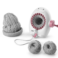 Machine à tricoter en plastique, tissage, bricolage, écharpe, chapeau, chaussette, machine à tricoter pour enfants et adultes
