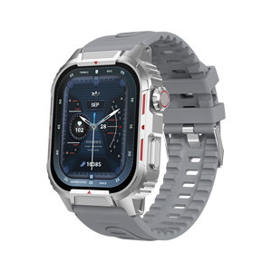 สมาร์ทวอทช์ ZW47 สำหรับผู้ชายและผู้หญิง รองรับโลโก้สั่งทำ หน้าจอสั่งงานด้วยเสียง บลูทูธ 5.0 มาตรฐานกันน้ำ IP67 พร้อมเข็มทิศ ควบคุมระยะไกล ขายดี ใช้งานได้กับ Android และ IOS เหมาะสำหรับการเล่นกีฬา - Product Image 3